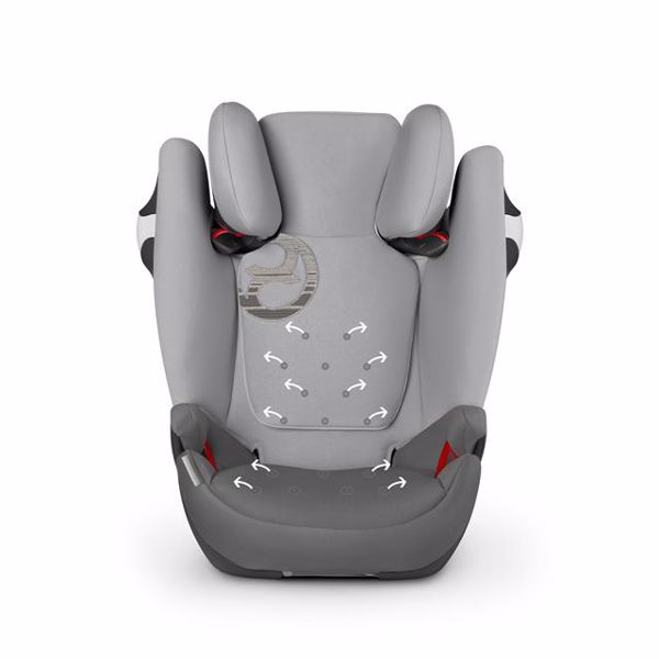 Cybex Solution M-Fix Gold gyerekülés 15-36 kg Manhattan Grey