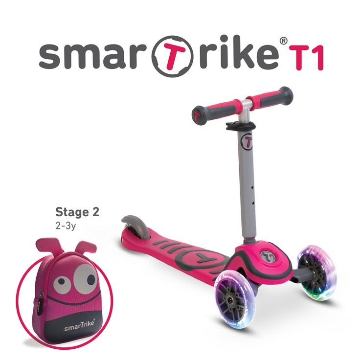 smarTrike T-Scooter T1 kolobežka pink new | BRENDON