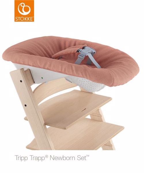 stokke newborn set coral confetti