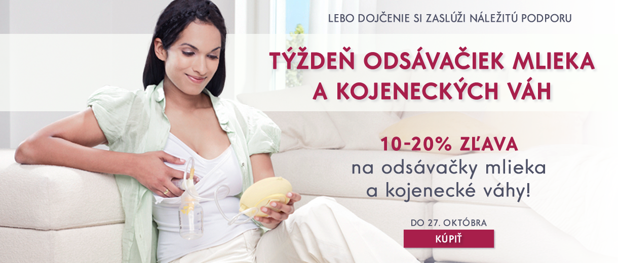 Týždeň odsávačiek mlieka a kojeneckých váh